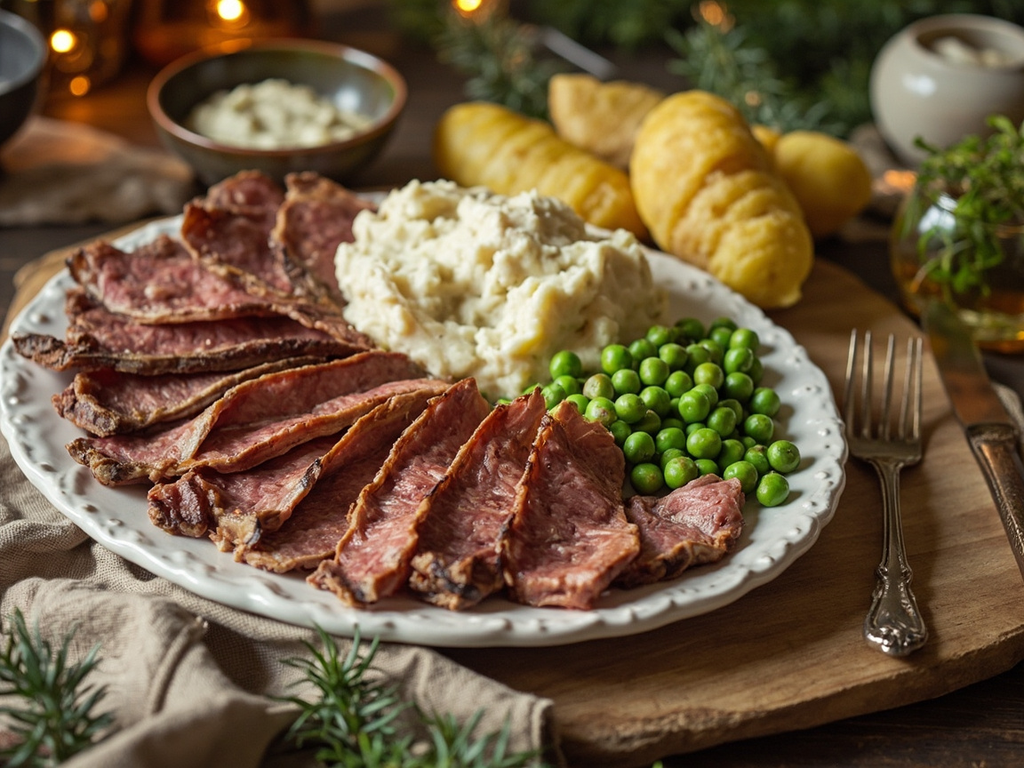 Hangikjöt (agneau fumé de fête)