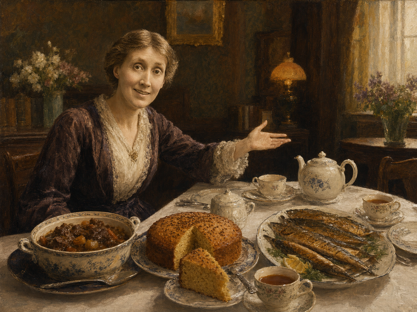Virginia Woolf à table
