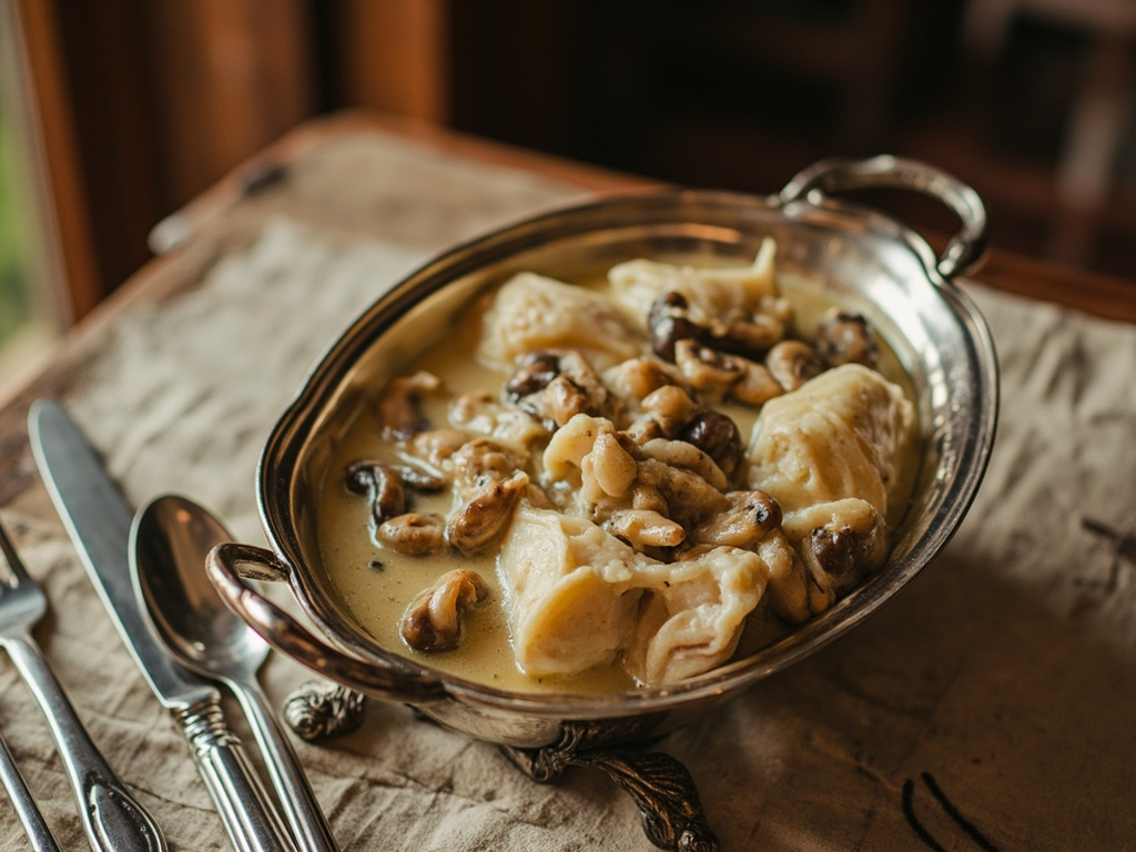 Fricassée de poulet à la française