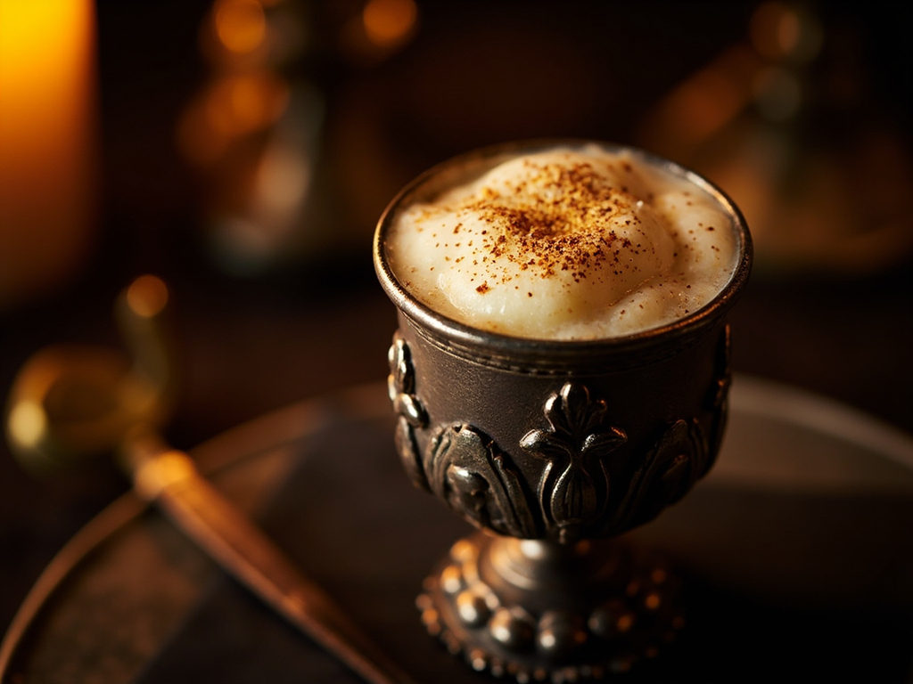 Sack-posset — lait caillé au vin de Xérès et muscade