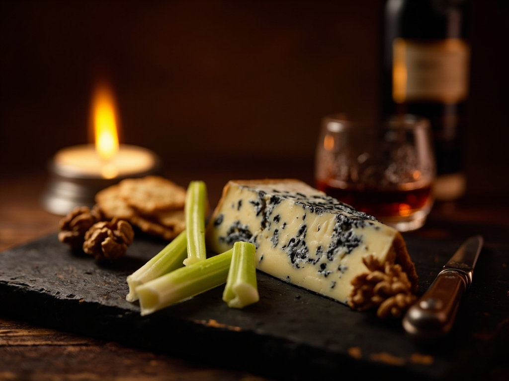 Stilton arrosé de porto (le savoury de fin de dîner)