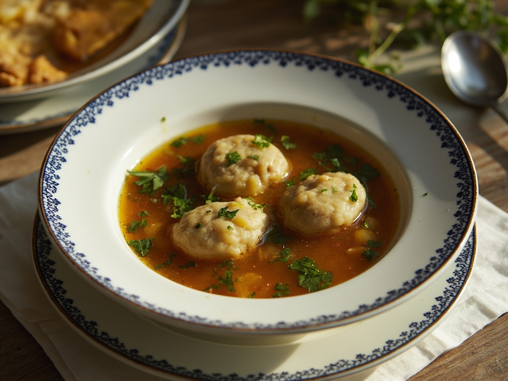 Leberknödelsuppe — Liver Dumpling Soup
