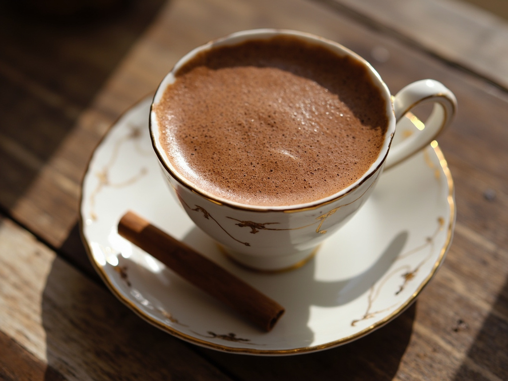 Spiced Hot Chocolate Viennese Style