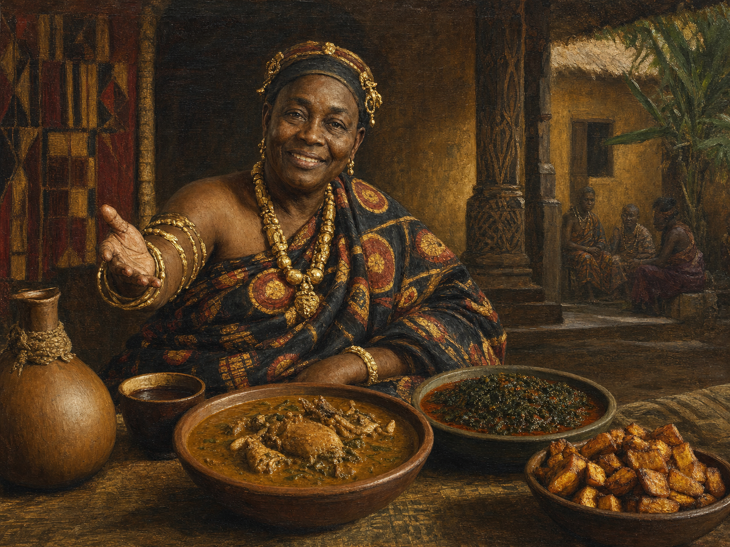 Yaa Asantewaa à table